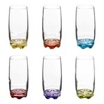 SECRET DE GOURMET Lot de 6 Verres à Eau  Tineau  38cl Multicolore