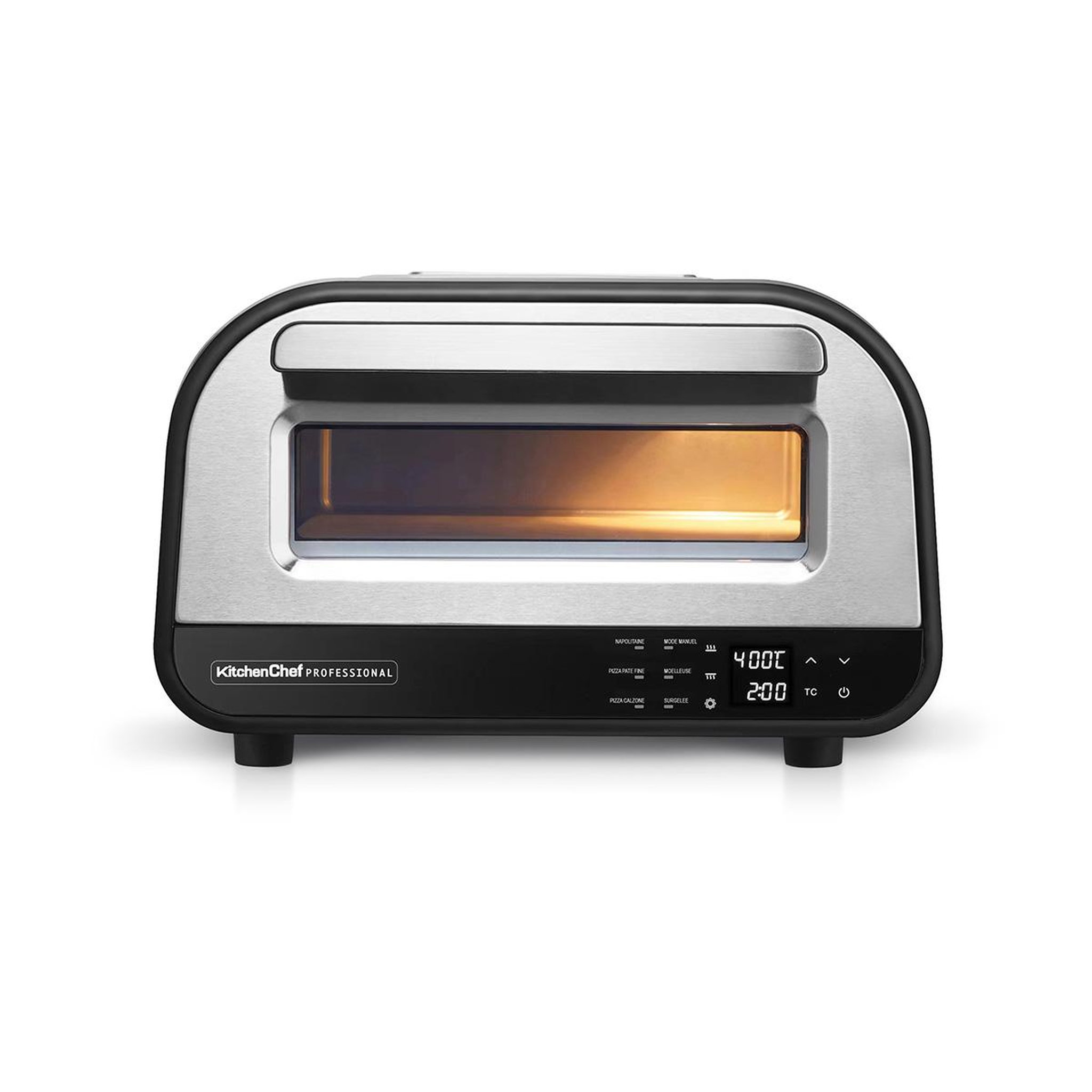 Voir la diapositive 1 : Kitchen chef Four à pizza 1700w 32cm - PIZZA.PRO1700