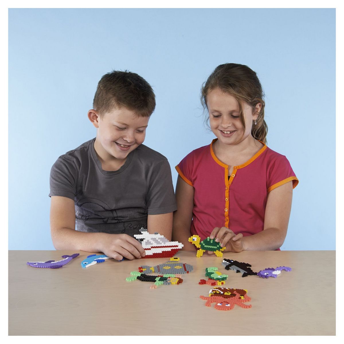 JBM Valisette de 6000 perles à repasser + 32 modèles