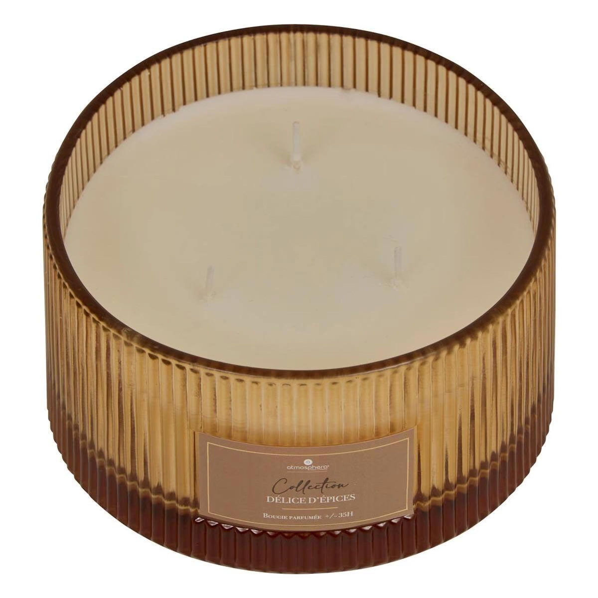 ATMOSPHERA Bougie Parfumée en Verre  Albie  635g Délice d'Épices