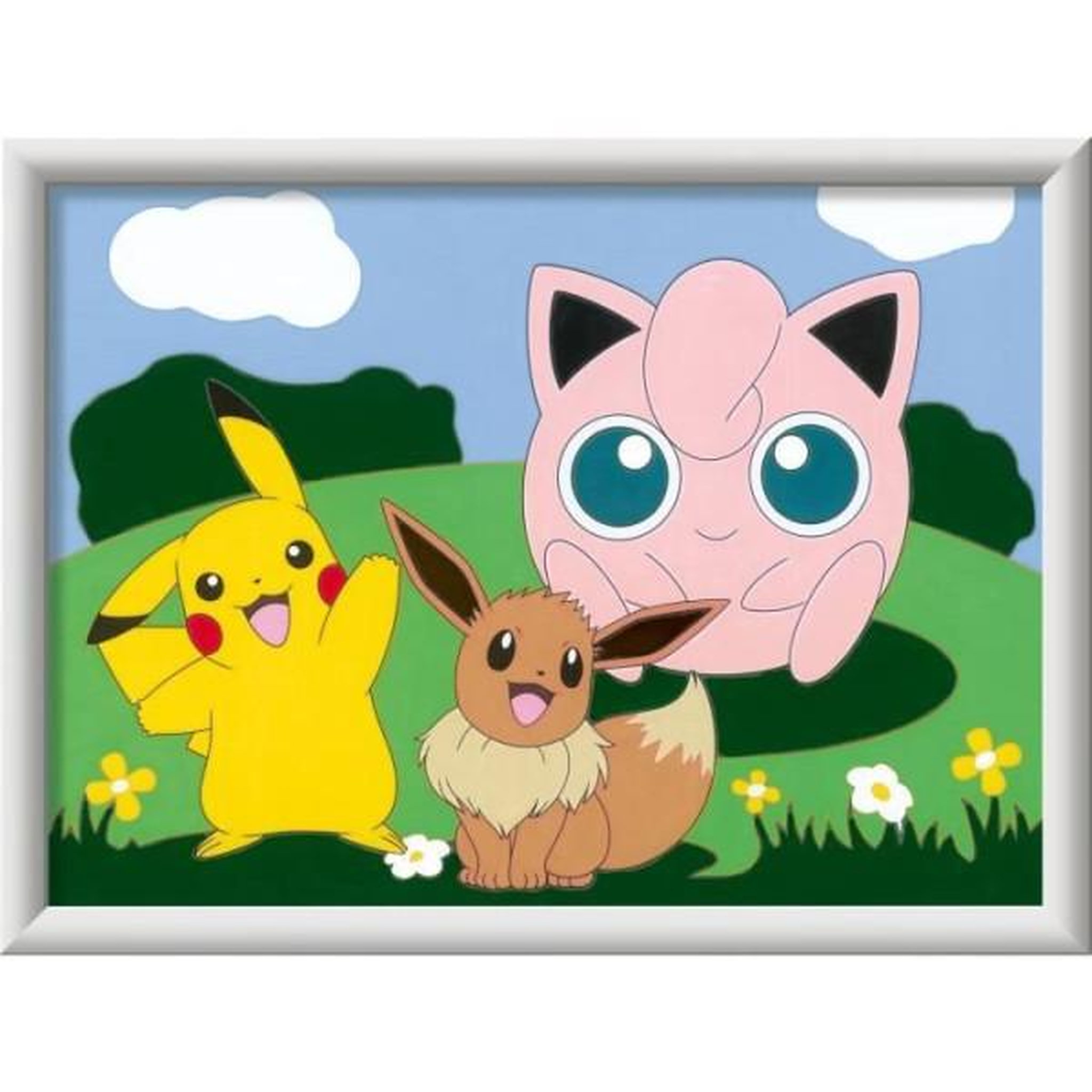 Voir la diapositive 3 : RAVENSBURGER CreArt Kids 18x24cm Pokemon, Kit de peinture par numéros Numéro d'Art, Des 7 ans, 25839, Ravensburger