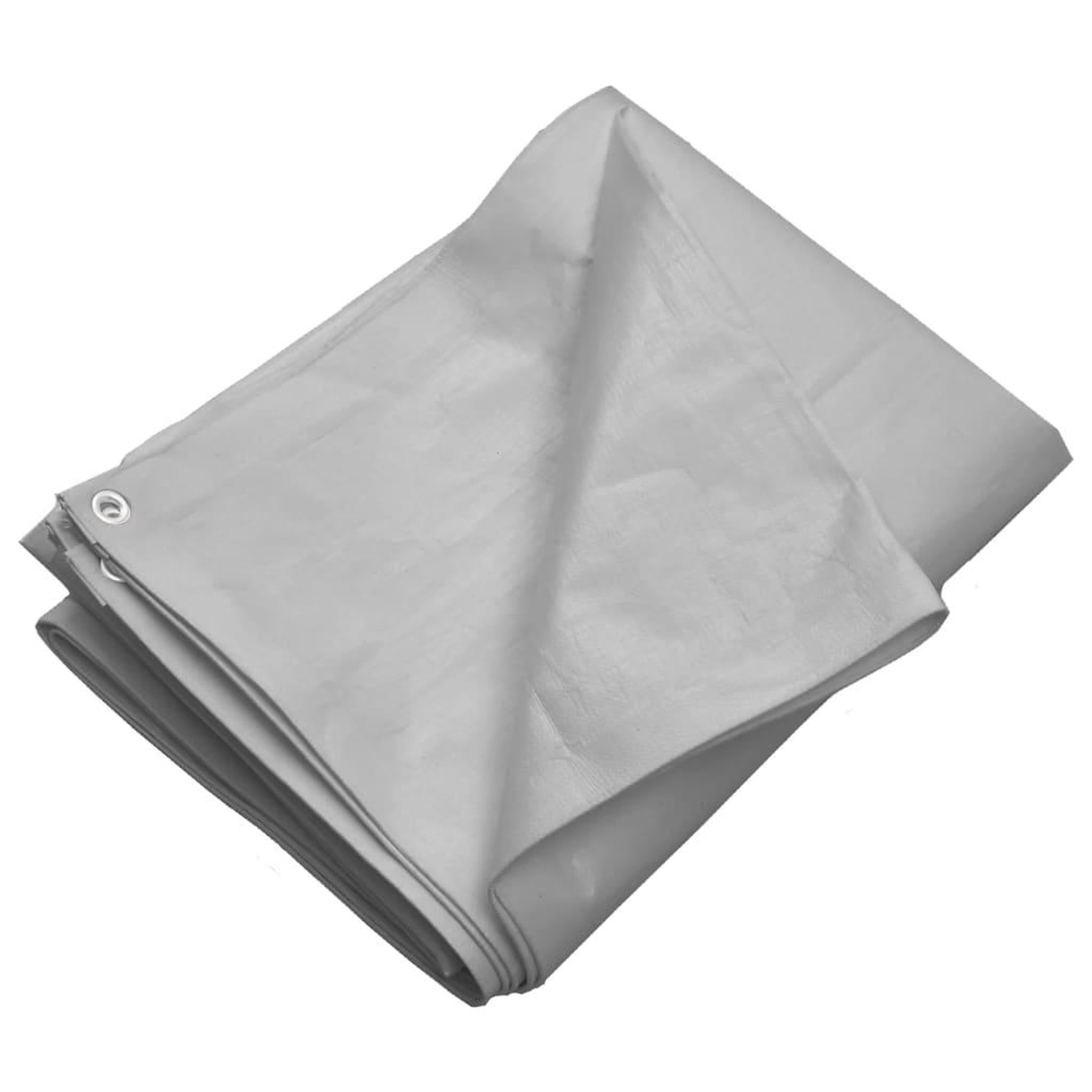 Voir la diapositive 2 : VIDAXL Bache 260 g/m² 4x4 m Gris PEHD