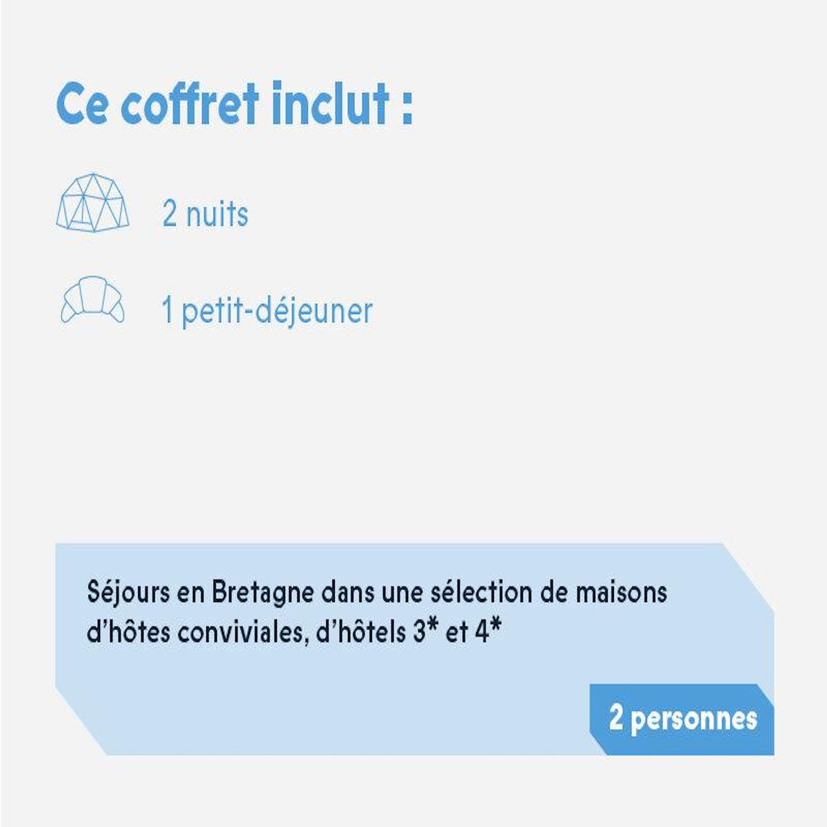 Smartbox Séjour romantique : 3 jours d'évasion en Bretagne authentique - Coffret Cadeau Séjour