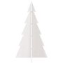 Voir la diapositive 3 : VIDAXL Arbre de Noël en bois pour décoration blanc 80 cm pin massif