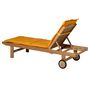 Voir la diapositive 3 : MADISON Madison Coussin de chaise longue Panama 200x60 cm Lueur doree