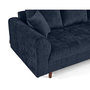Voir la diapositive 6 : LISA DESIGN Rune - canapé droit 2 places en velours texturé