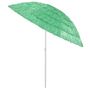 Voir la diapositive 4 : VIDAXL Parasol de plage Hawaii vert 240 cm