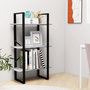 Voir la diapositive 3 : VIDAXL Etagere de rangement gris beton 60x30x105 cm bois d'ingenierie