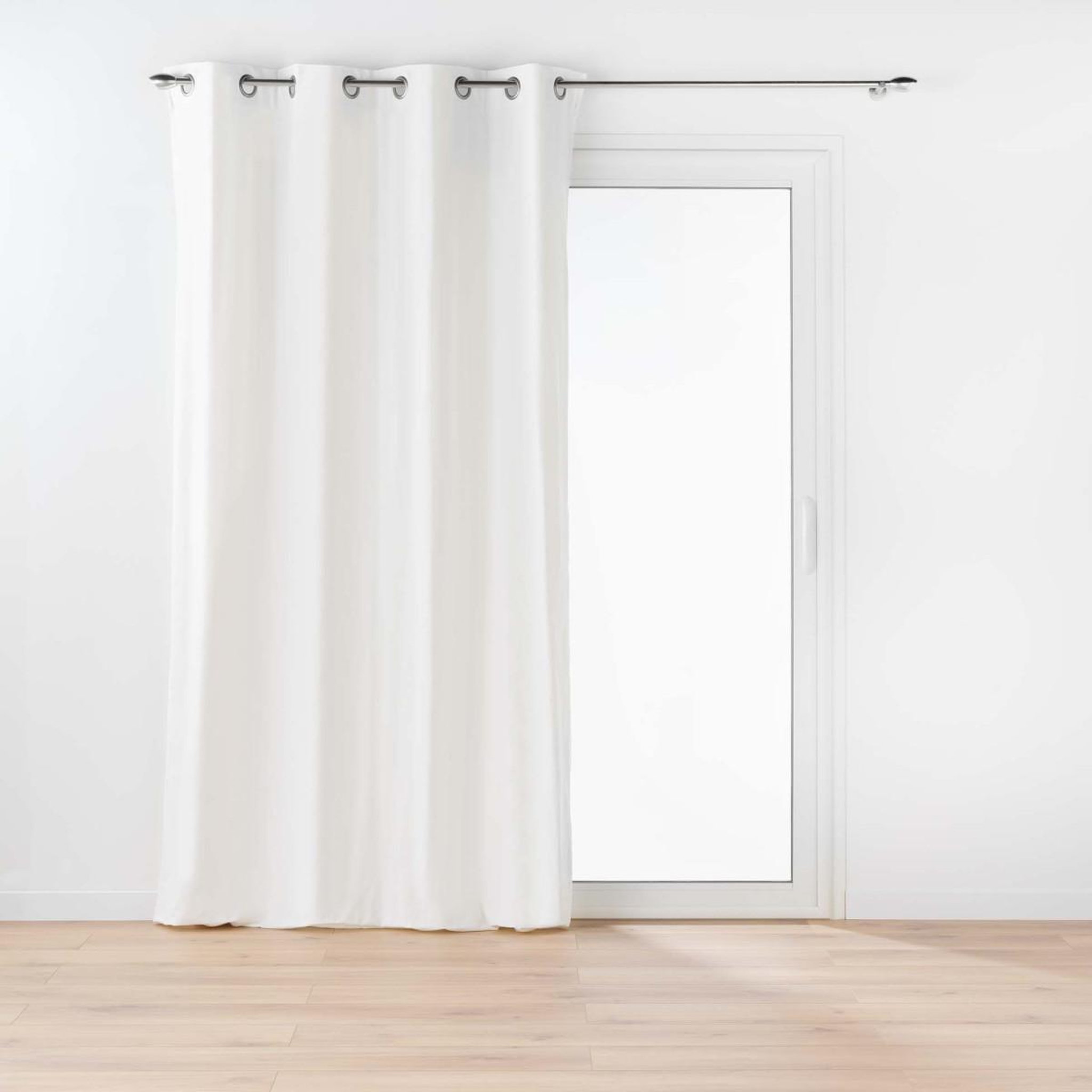 Douceur d'Intérieur Rideau à œillets  twily  135x260cm blanc