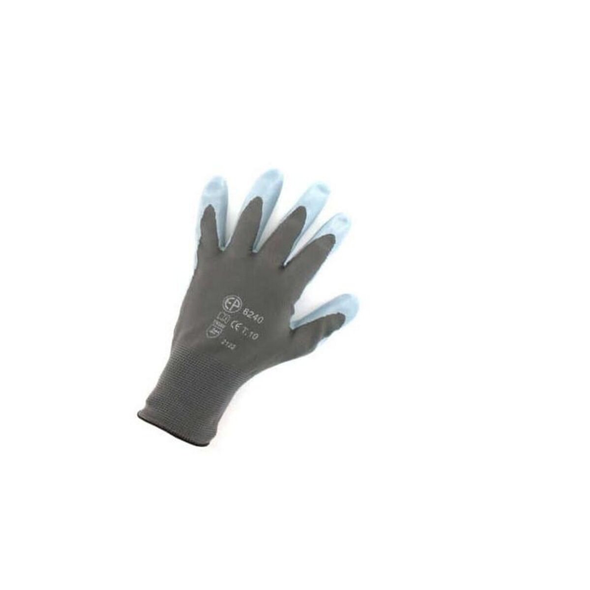 EURO PROTECTION Gants Polyamide gris paume nitrile Taille XL/10 EP 6240
