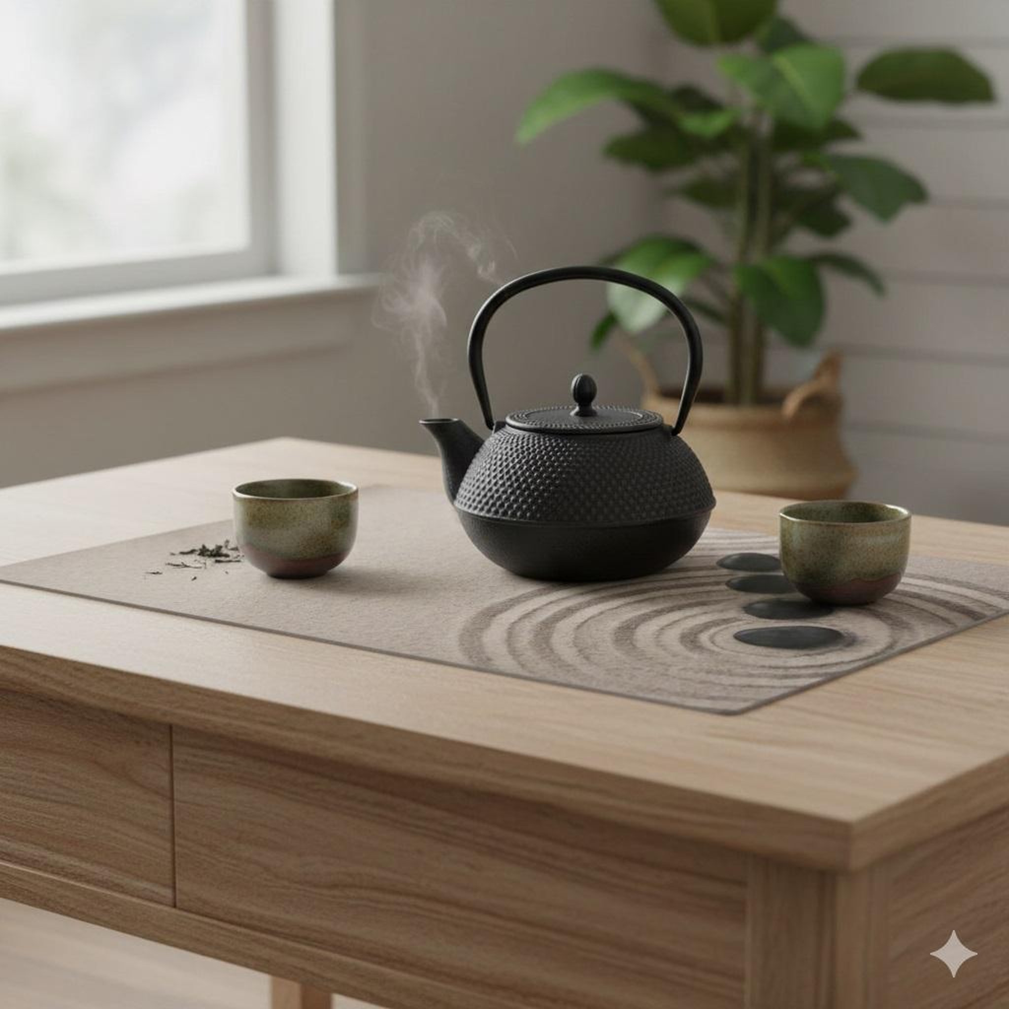 Voir la diapositive 2 : Eden Set de table ambiance zen design et moderne