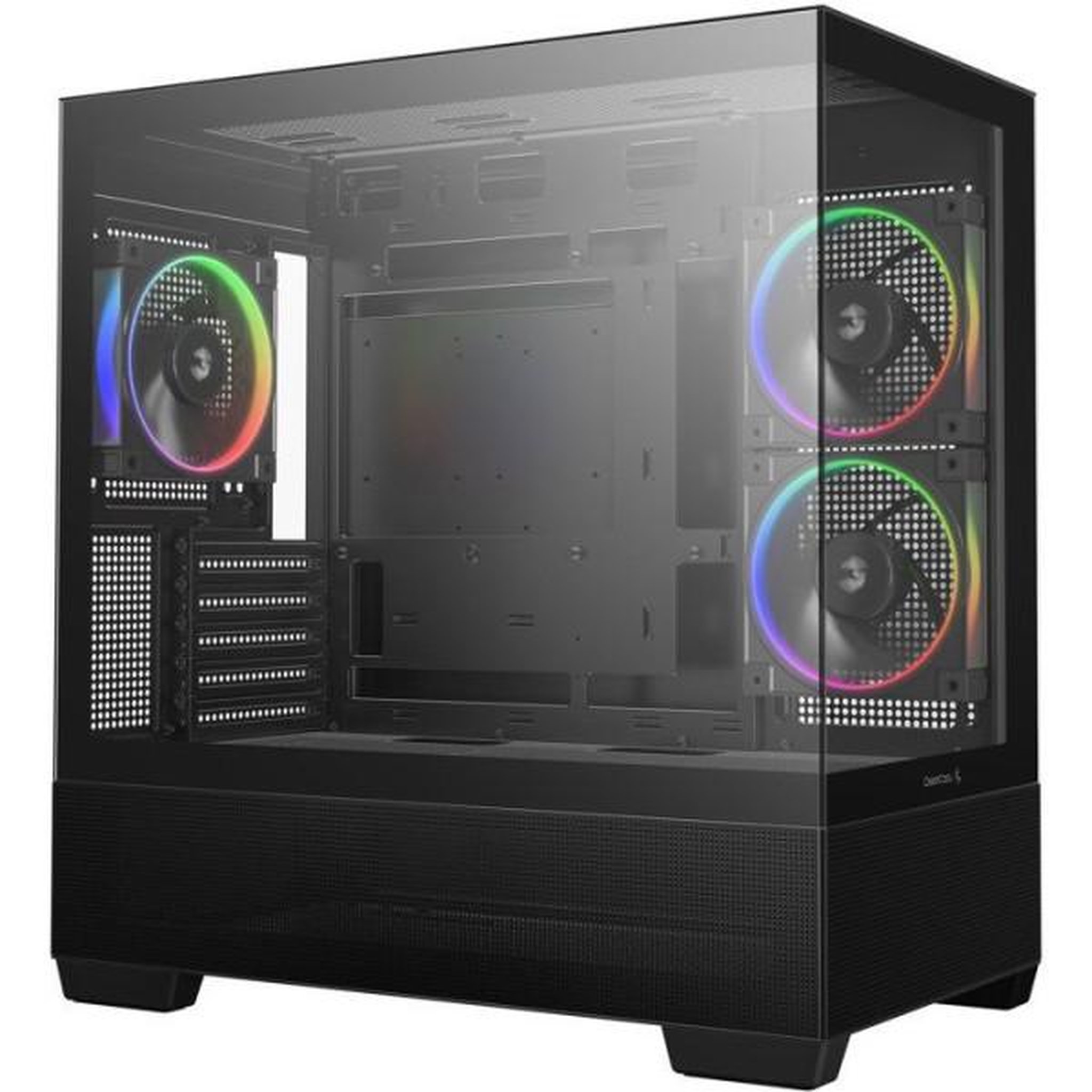 Voir la diapositive 4 : Deepcool Boîtier PC - DEEPCOOL - CG380 3F - Moyen tour - Micro-ATX - 3 ventilateurs ARGB inclus