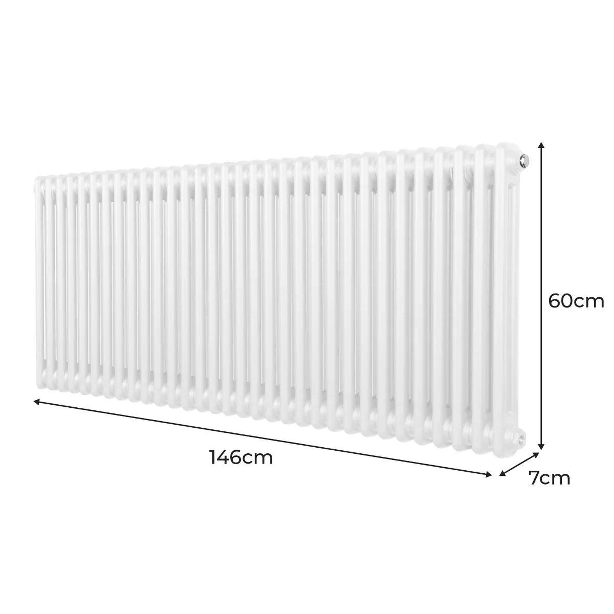 Voir la diapositive 5 : MONSTERSHOP Radiateur traditionnel à 2 colonnes – 600 x 1462 mm