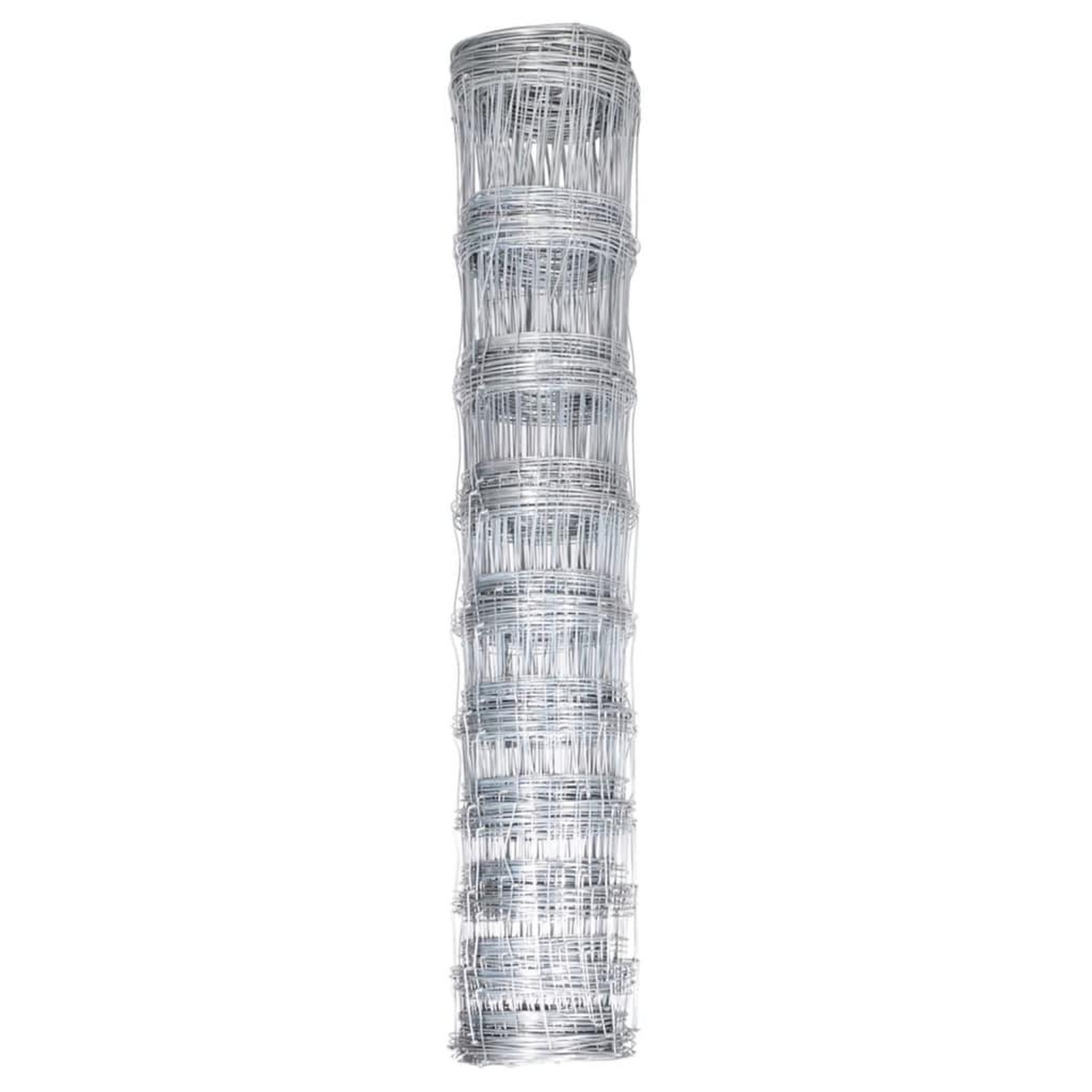 Voir la diapositive 2 : VIDAXL Cloture de jardin Acier galvanise 50x1 m Argente