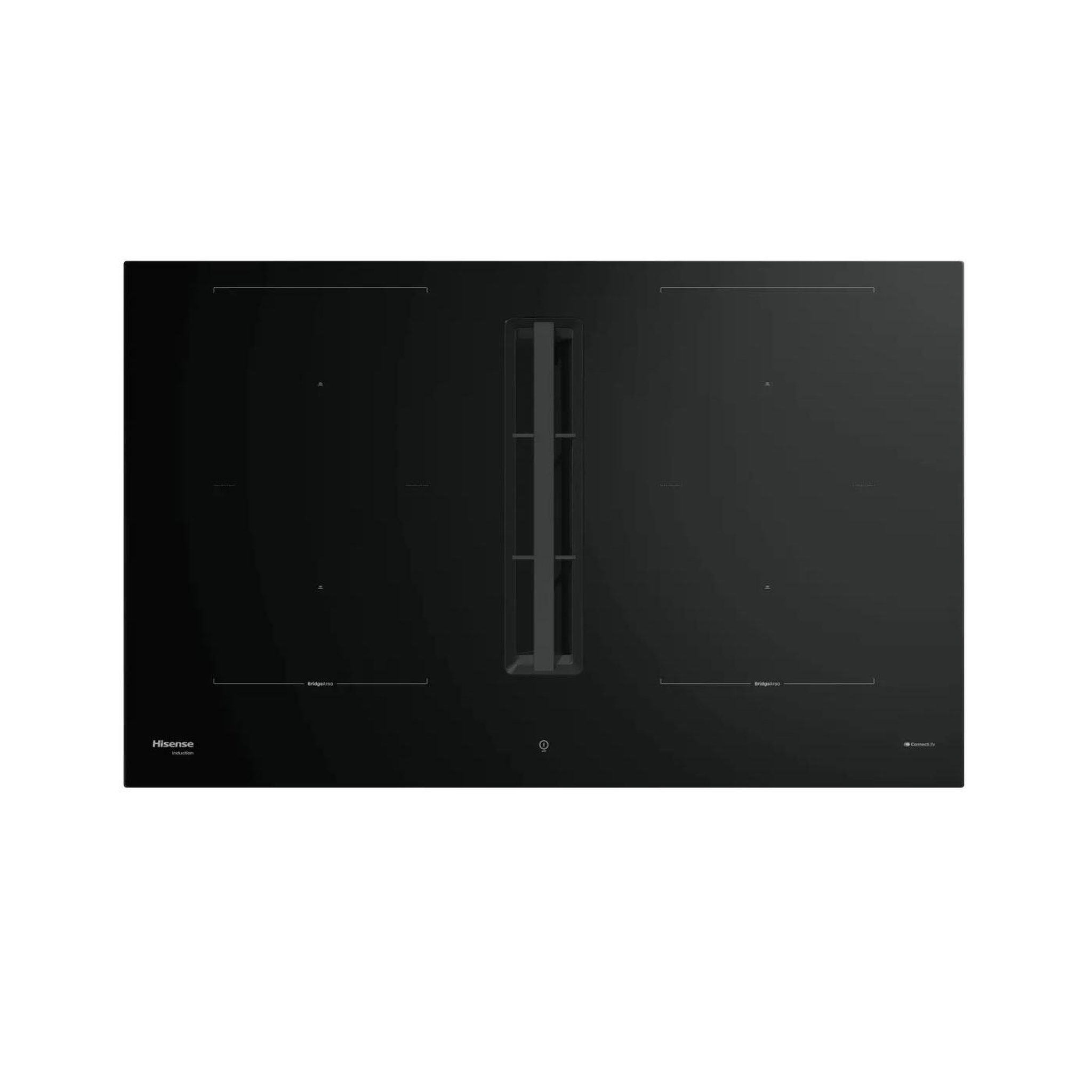 Hisense Plaque induction aspirante 4 feux 7160w noir - heh8443bscwf1
