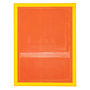 Voir la diapositive 1 : Paris Prix Toile Murale Déco  Moderne  60x80cm Orange Fluo