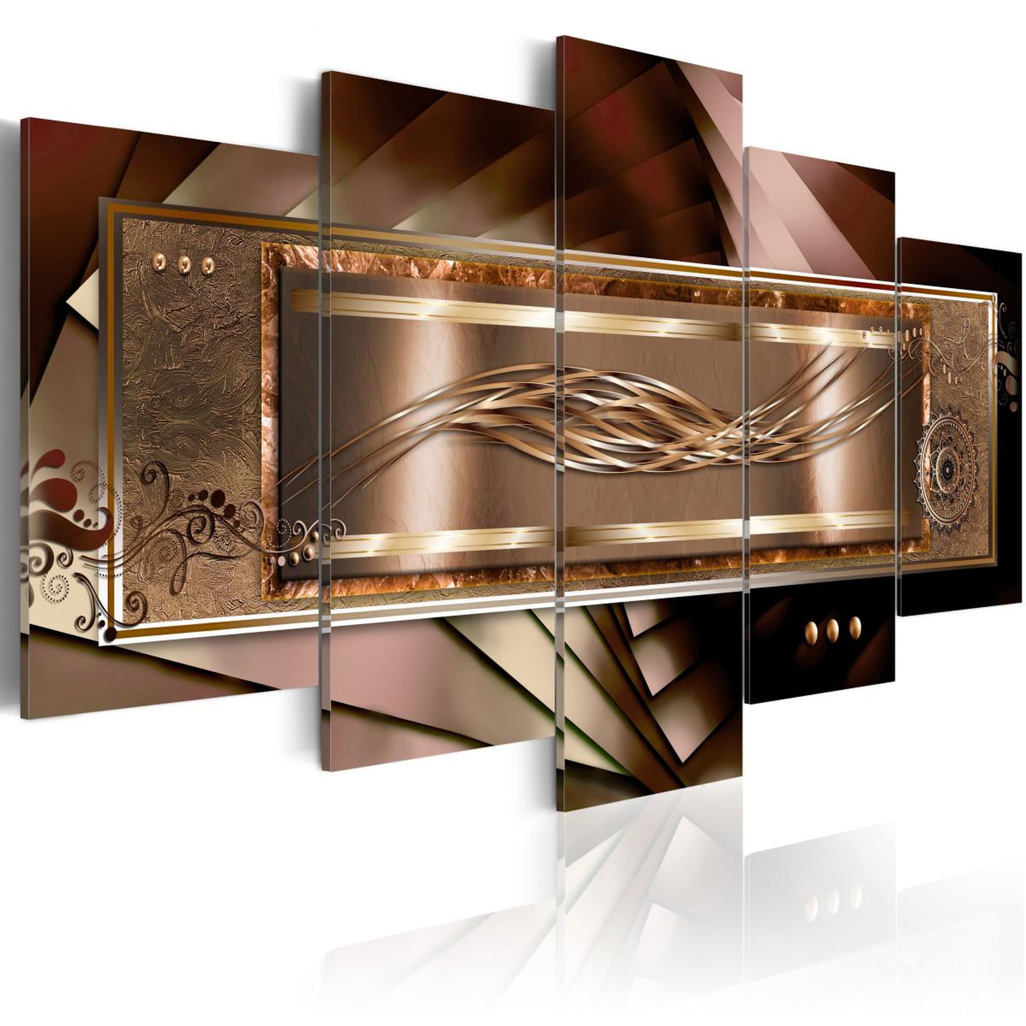 Paris Prix Tableau imprimé  golden gentleness. Coloris disponibles : Multicolore