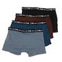 Voir la diapositive 5 : DIM X4 Boxers /Bleu/Bordeaux Homme DIM D6596