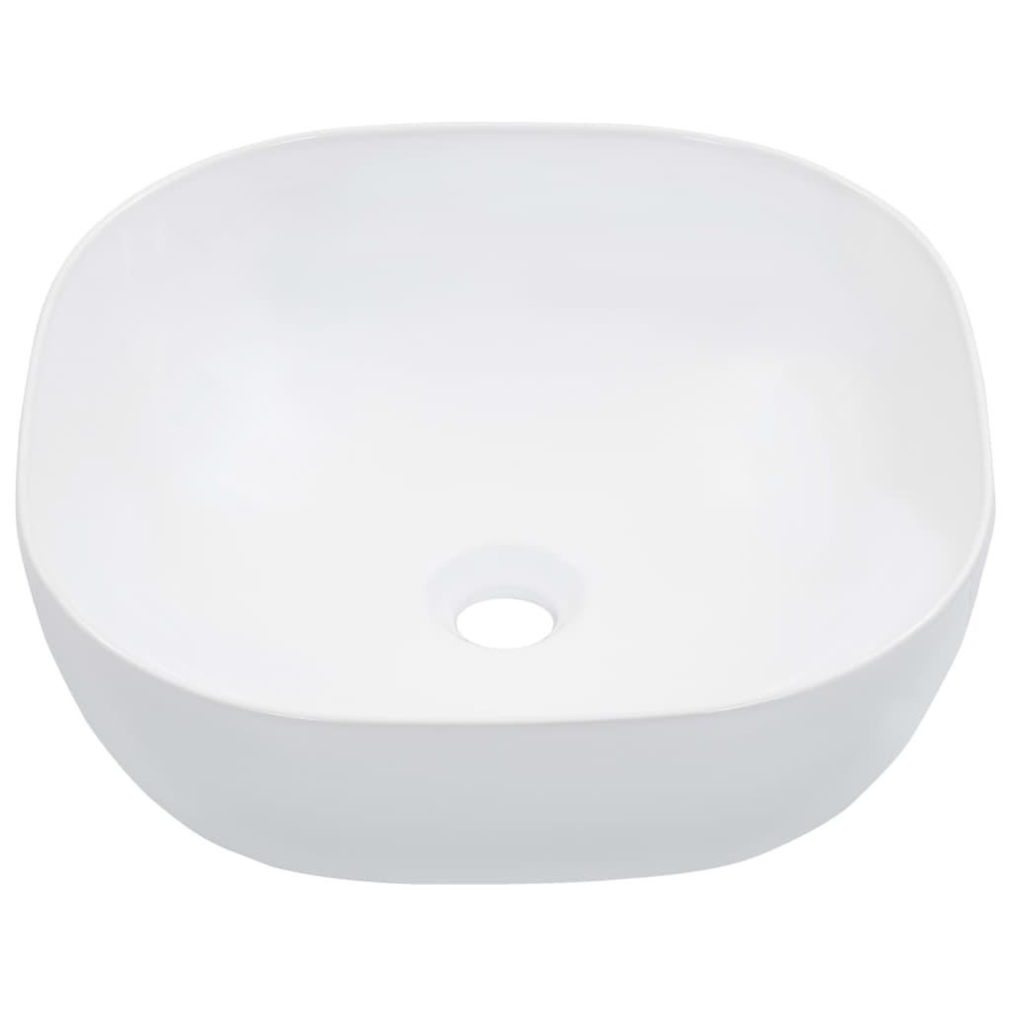 Voir la diapositive 2 : VIDAXL Lavabo 42,5x42,5x14,5 cm Ceramique Blanc