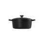 Voir la diapositive 3 : Le Creuset Cocotte en fonte émaillée Le Creuset Signature noir mat 22 cm