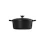 Voir la diapositive 3 : Le Creuset Cocotte en fonte émaillée Le Creuset Signature noir mat 22 cm