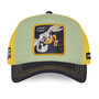 Voir la diapositive 2 : CAPSLAB Casquette trucker premium filet et patch Looney Tunes Bugs and Daffy
