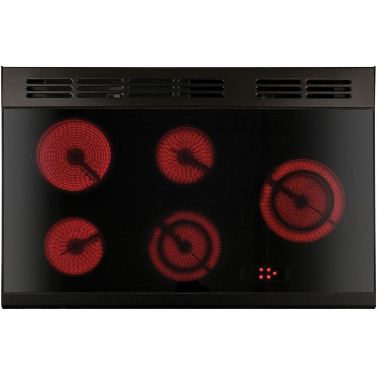 Falcon Piano de cuisson vitrocéramique CLASSIC DELUXE 90 CHARBON Mat satiné