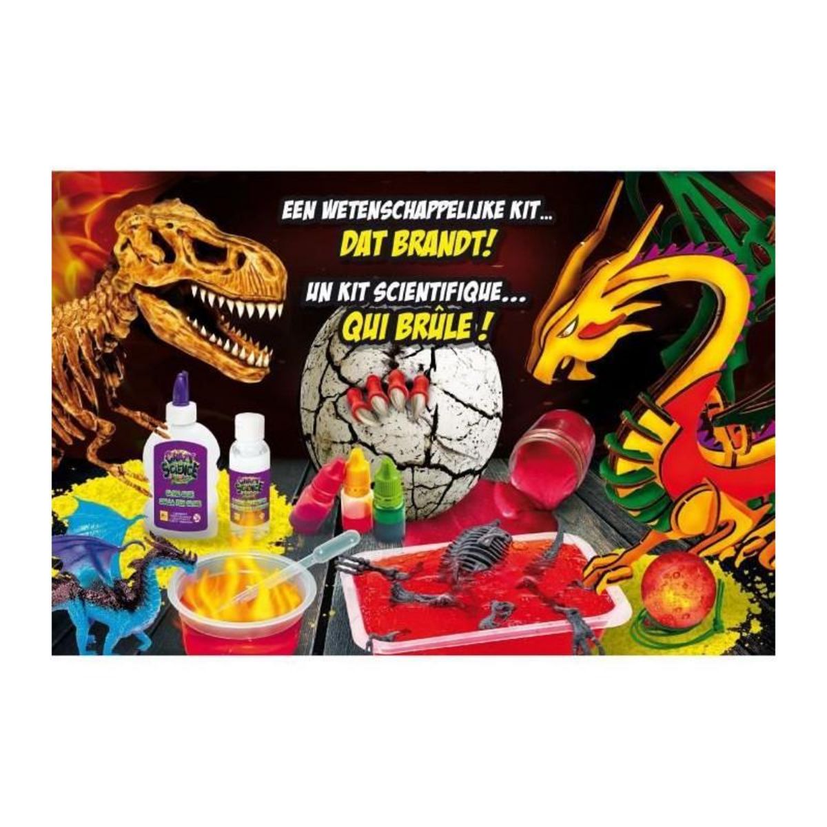 LISCIANI GIOCHI Crazy Science - loisirs créatifs - Dragons et Dinosaures a construire - LISCIANI