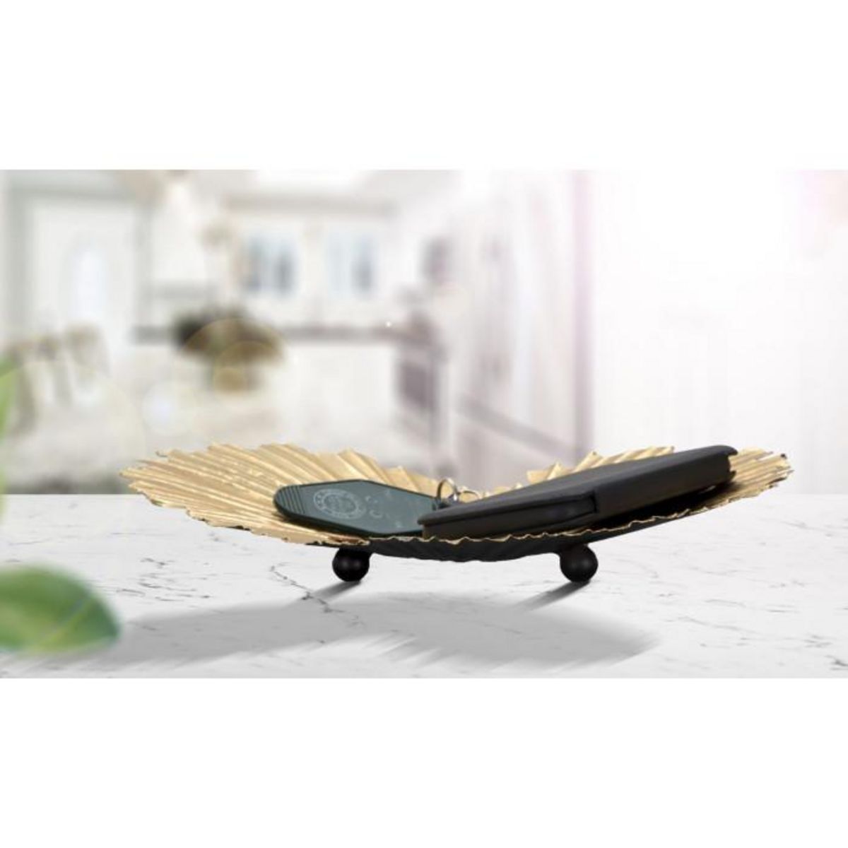 Paris Prix Vide-Poche sur Pied en Métal  Heart  29cm Or