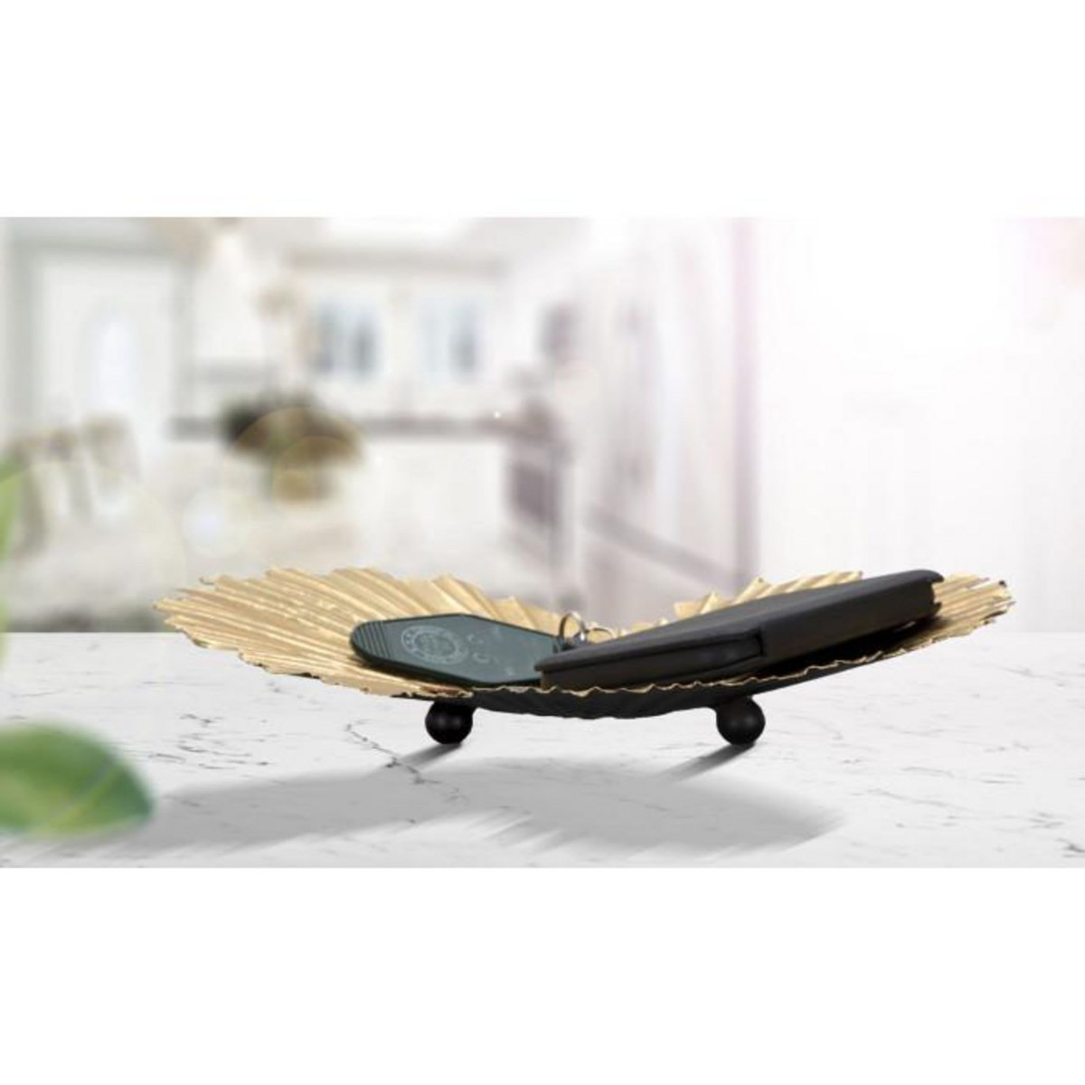 Paris Prix Vide-Poche sur Pied en Métal  Heart  29cm Or