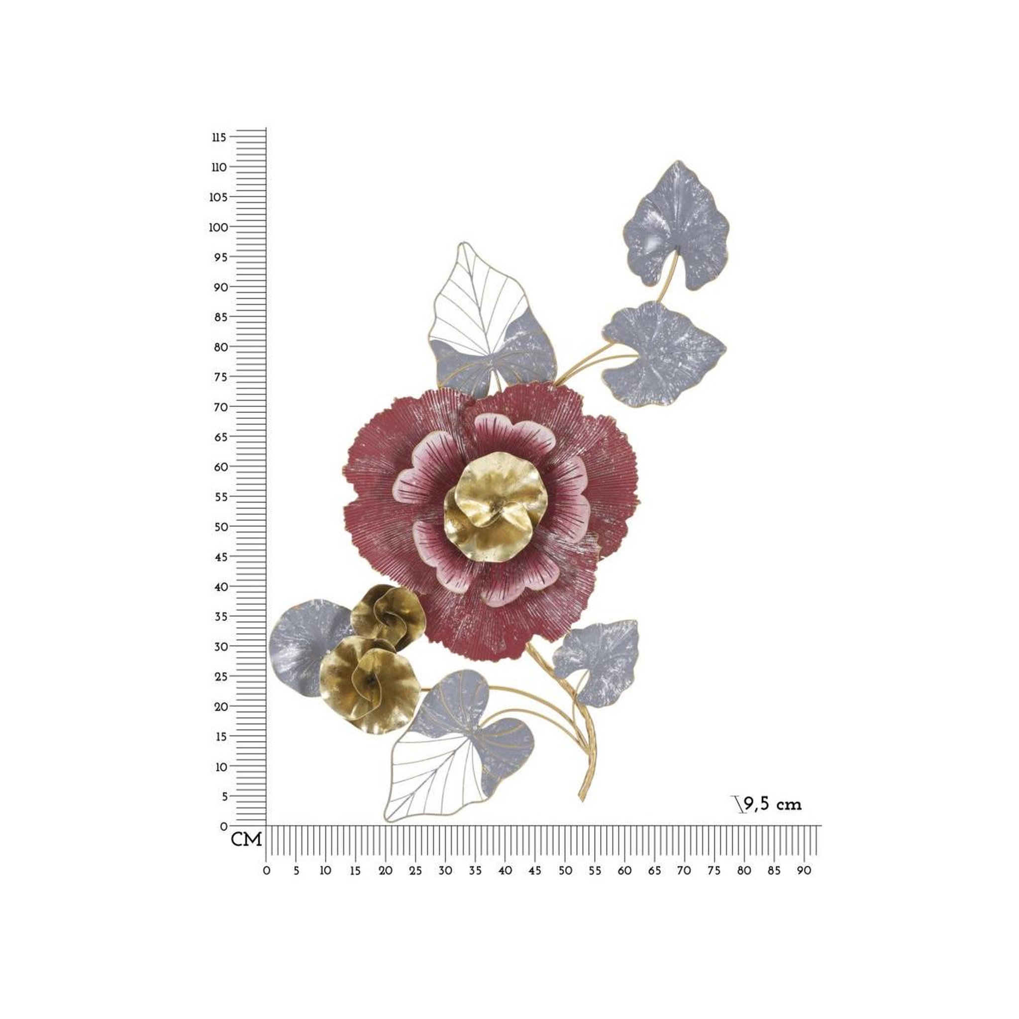 Voir la diapositive 6 : Paris Prix Décoration murale en métal  lovi  111cm multicolore