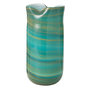 Voir la diapositive 1 : Paris Prix Vase Design en Verre  Vague  41cm Bleu Azur
