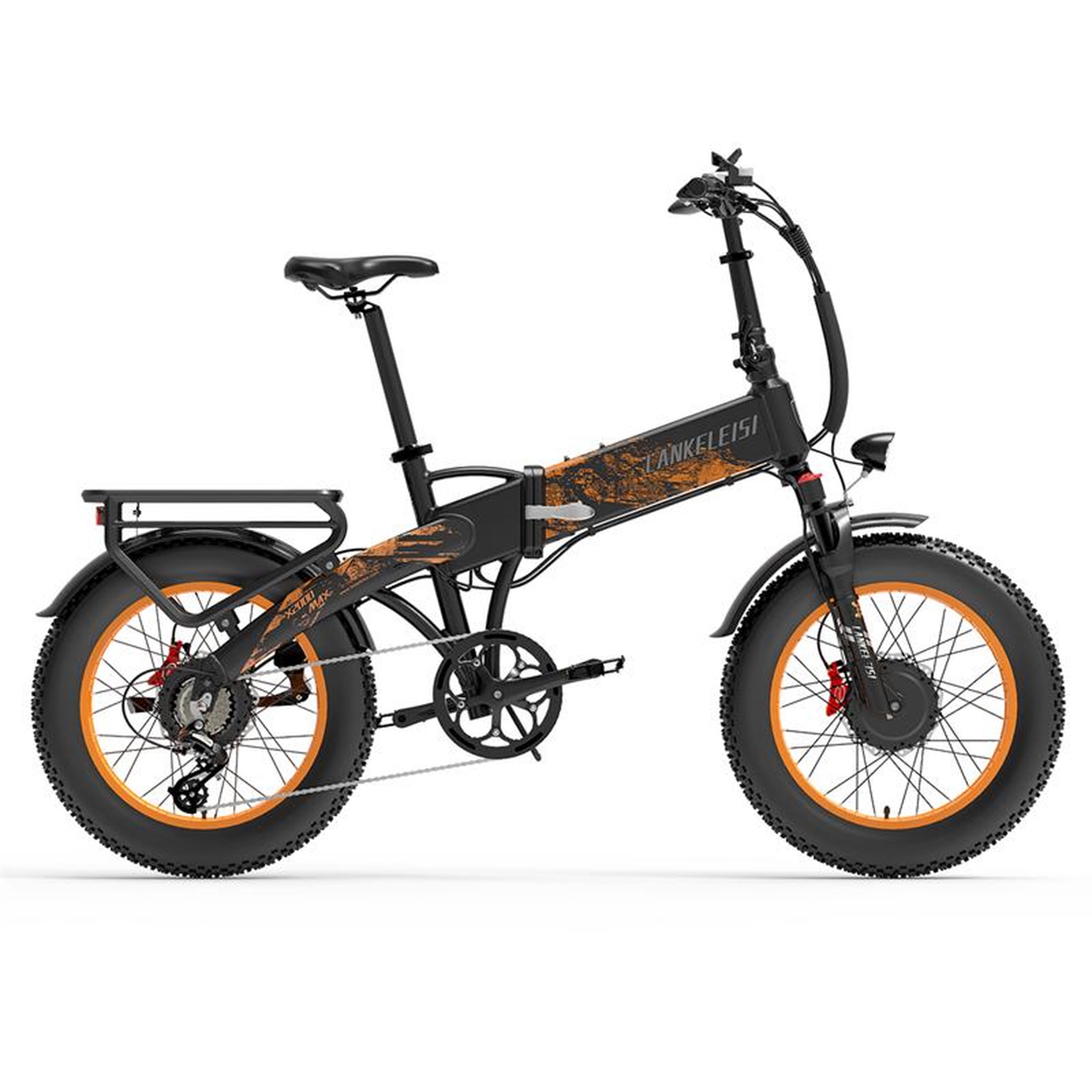 Voir la diapositive 1 : LANKELEISI Vélo électrique pliable LANKELEISI X2000 MAX