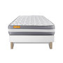 Voir la diapositive 1 : SEPTNUITS Matelas + sommier Memo Plus Mémoire de forme 3 zones
