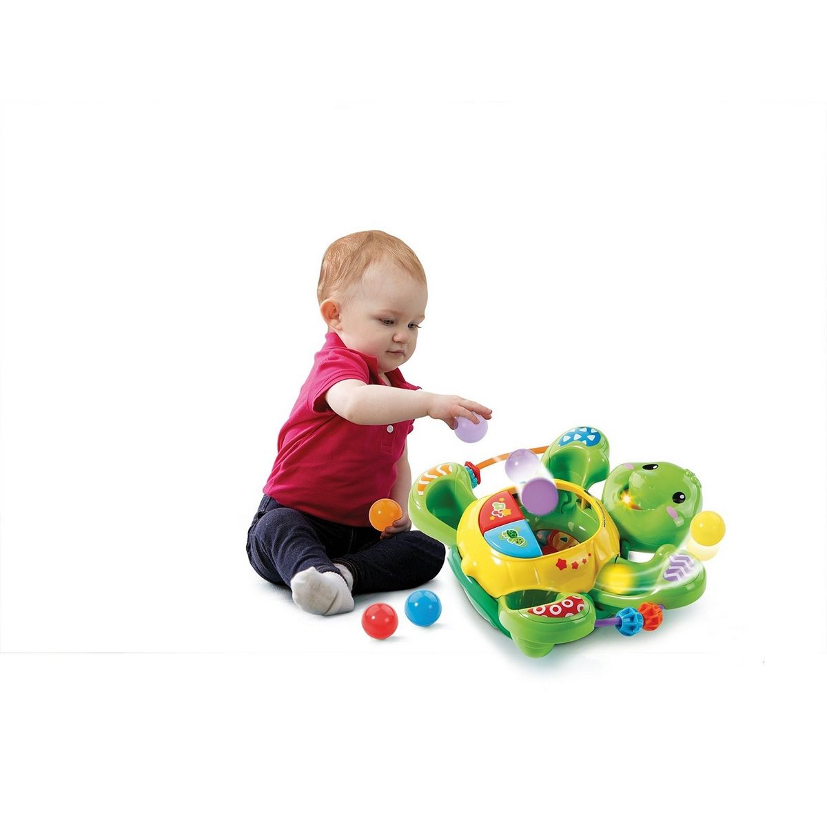 VTECH Jouet interactif Tortue Tourni - Pop'balles