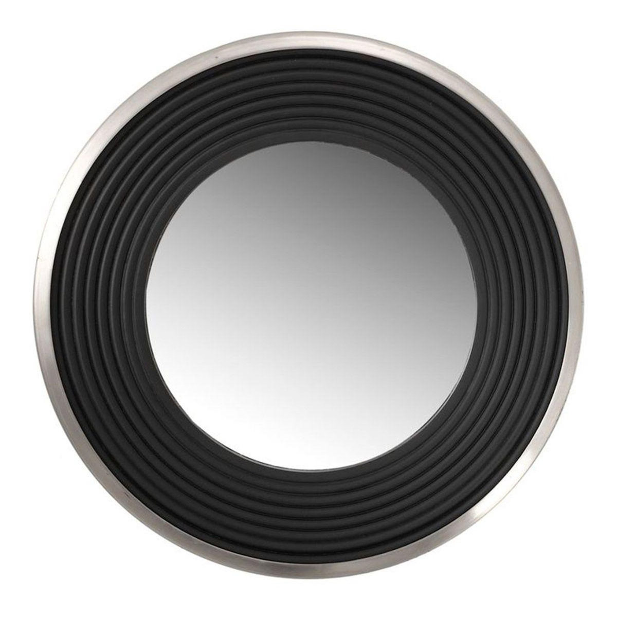 Paris Prix Miroir Mural Design  Eleganca  38cm Argent & Noir