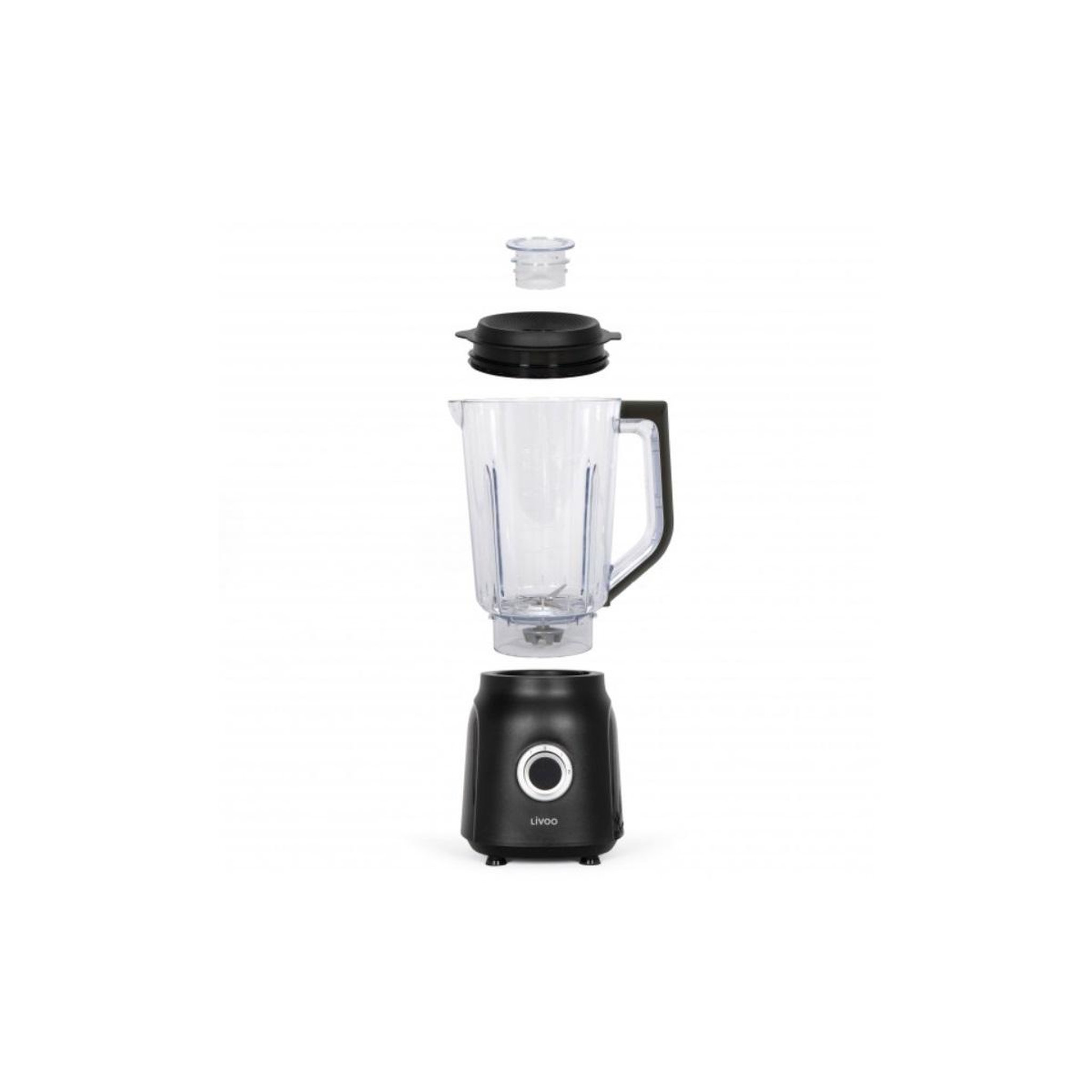 Voir la diapositive 2 : LIVOO Blender 1.5l 600w inox noir - dop242n