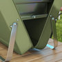 Voir la diapositive 4 : OUTSUNNY Mini barbecue à charbon portable pliable dim. 47L x 30l x 28H cm vert