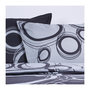Voir la diapositive 2 : Today TODAY Tom - Parure de lit - Coton - 2 personnes - 240 x 260 cm - Imprime Gris