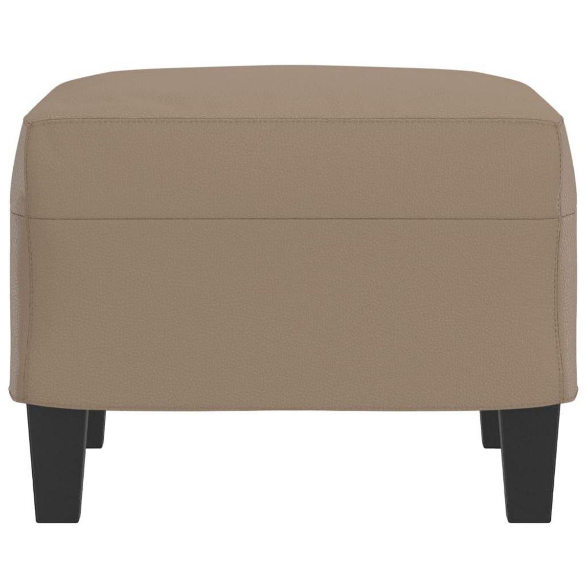 VIDAXL Repose-pied Cappuccino 60x50x41 cm Similicuir