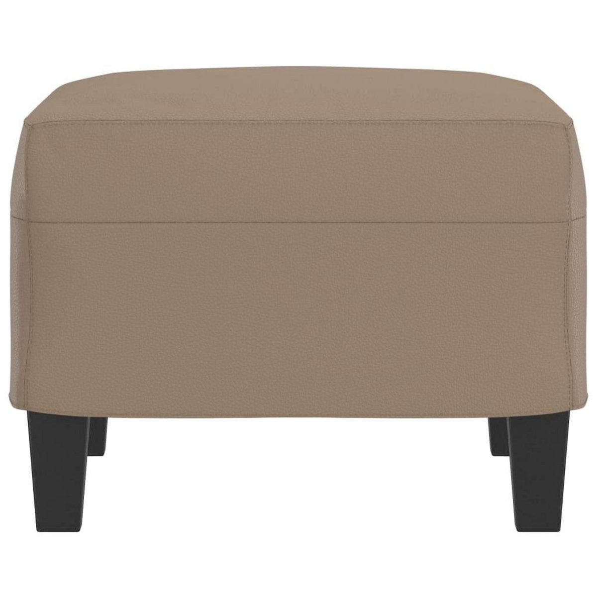 VIDAXL Repose-pied Cappuccino 60x50x41 cm Similicuir