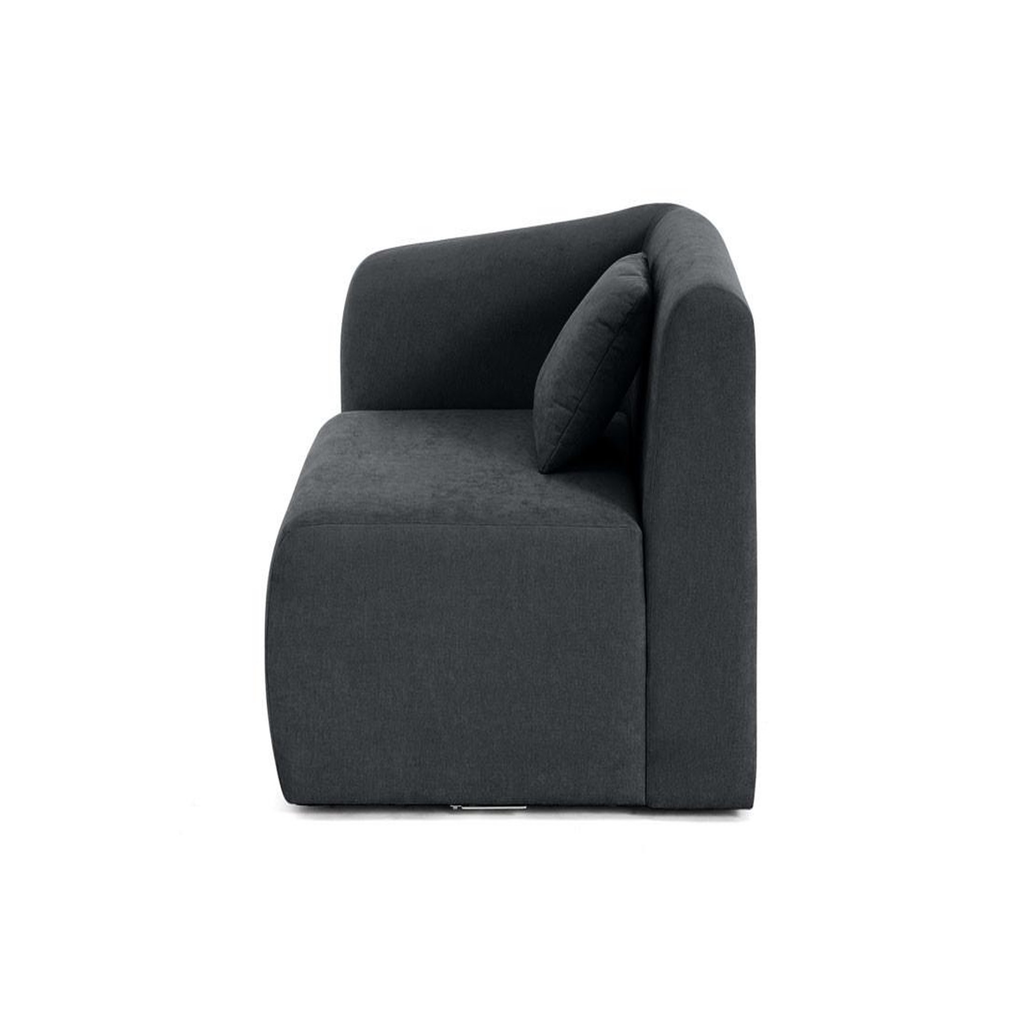 Voir la diapositive 3 : LISA DESIGN Ikare - module d'assise d'angle gauche - en tissu