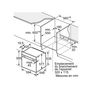 Voir la diapositive 3 : BOSCH Four intégrable multifonction 71l 60cm pyrolyse noir - HBG7741B1F
