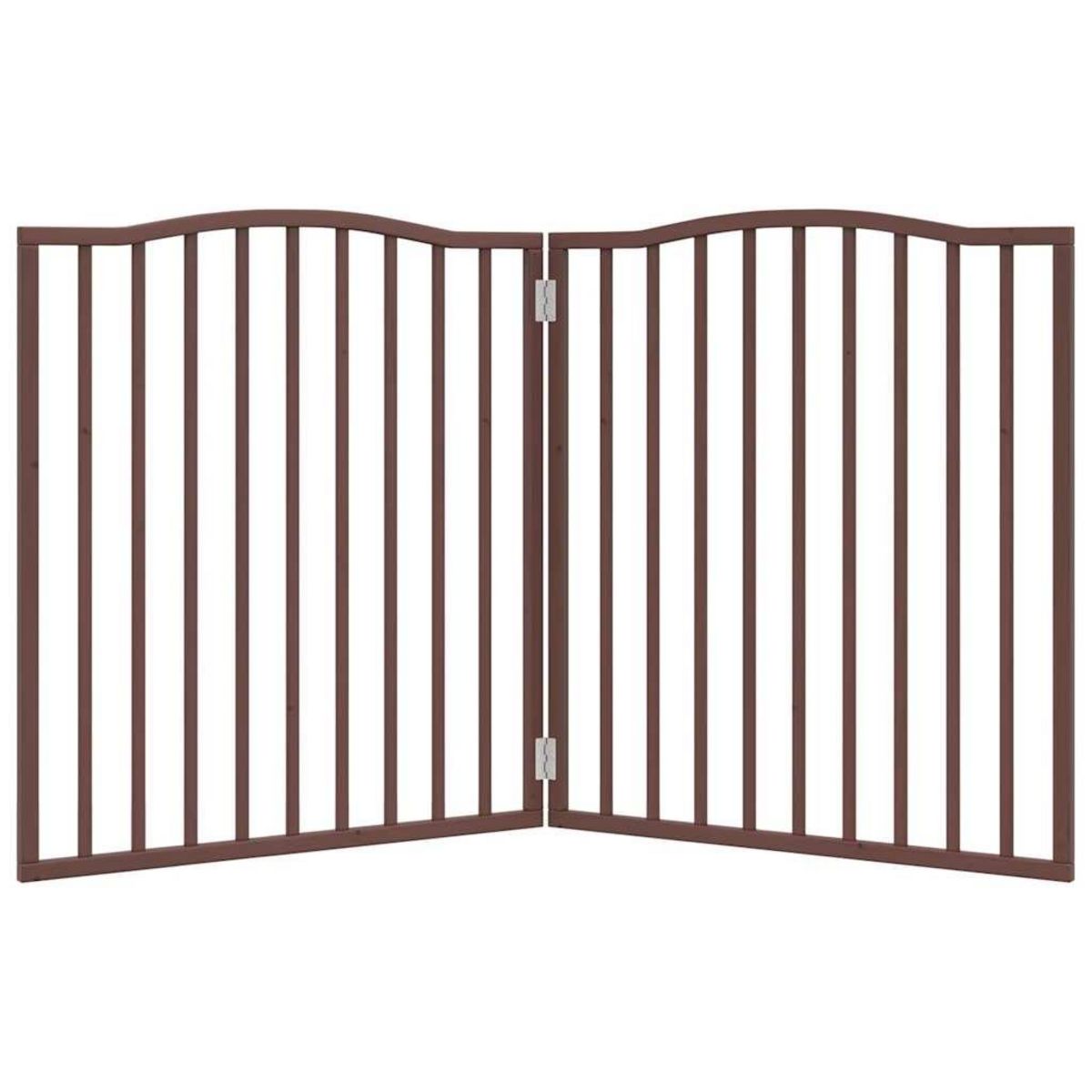 VIDAXL Barriere pour chien pliable 2 panneaux 160 cm bois de peuplier