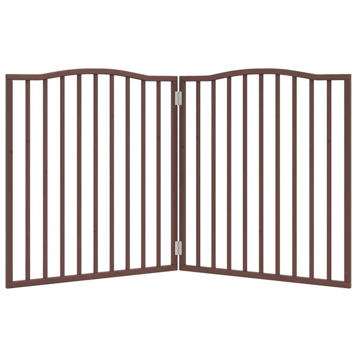 VIDAXL Barriere pour chien pliable 2 panneaux 160 cm bois de peuplier