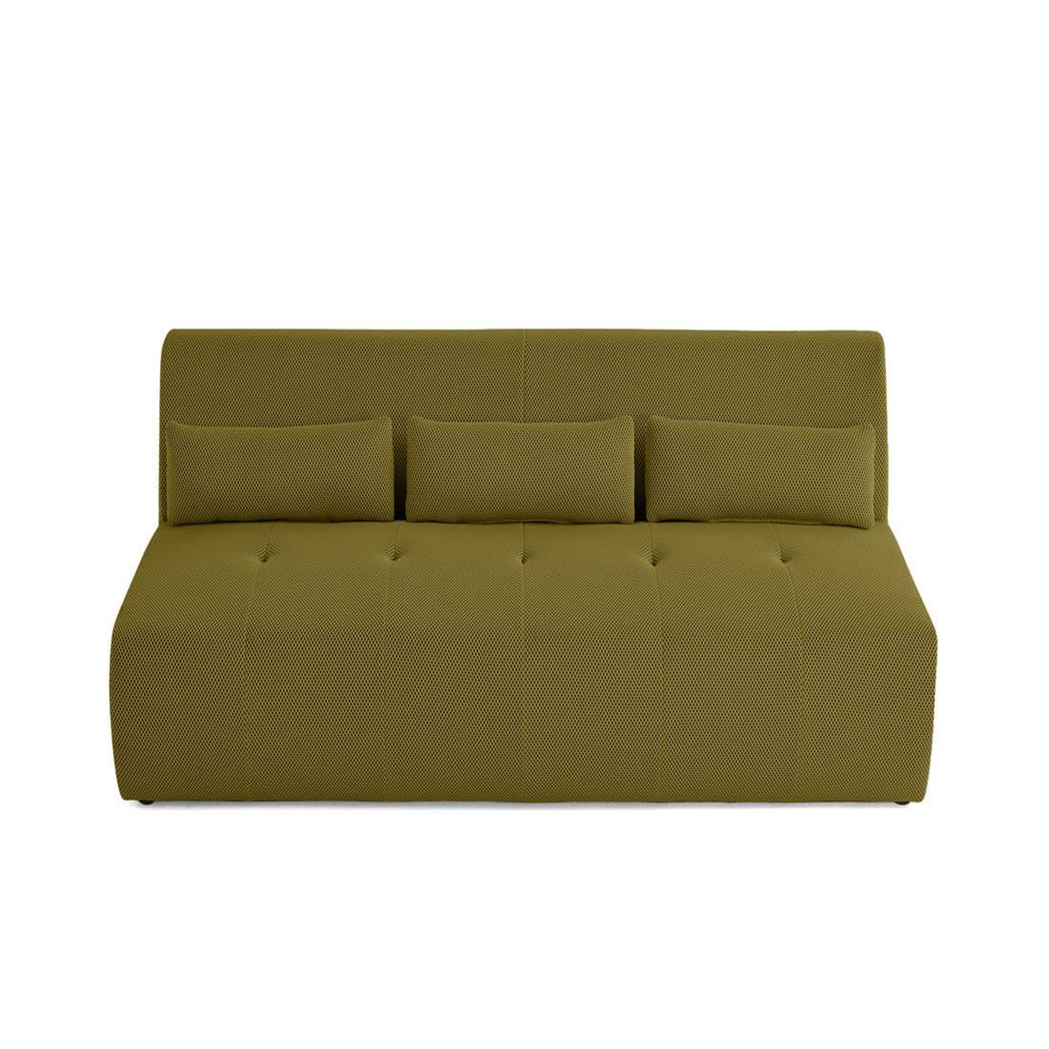 Voir la diapositive 6 : LISA DESIGN Onyx - canapé droit 3 places - en tissu mailles 3d