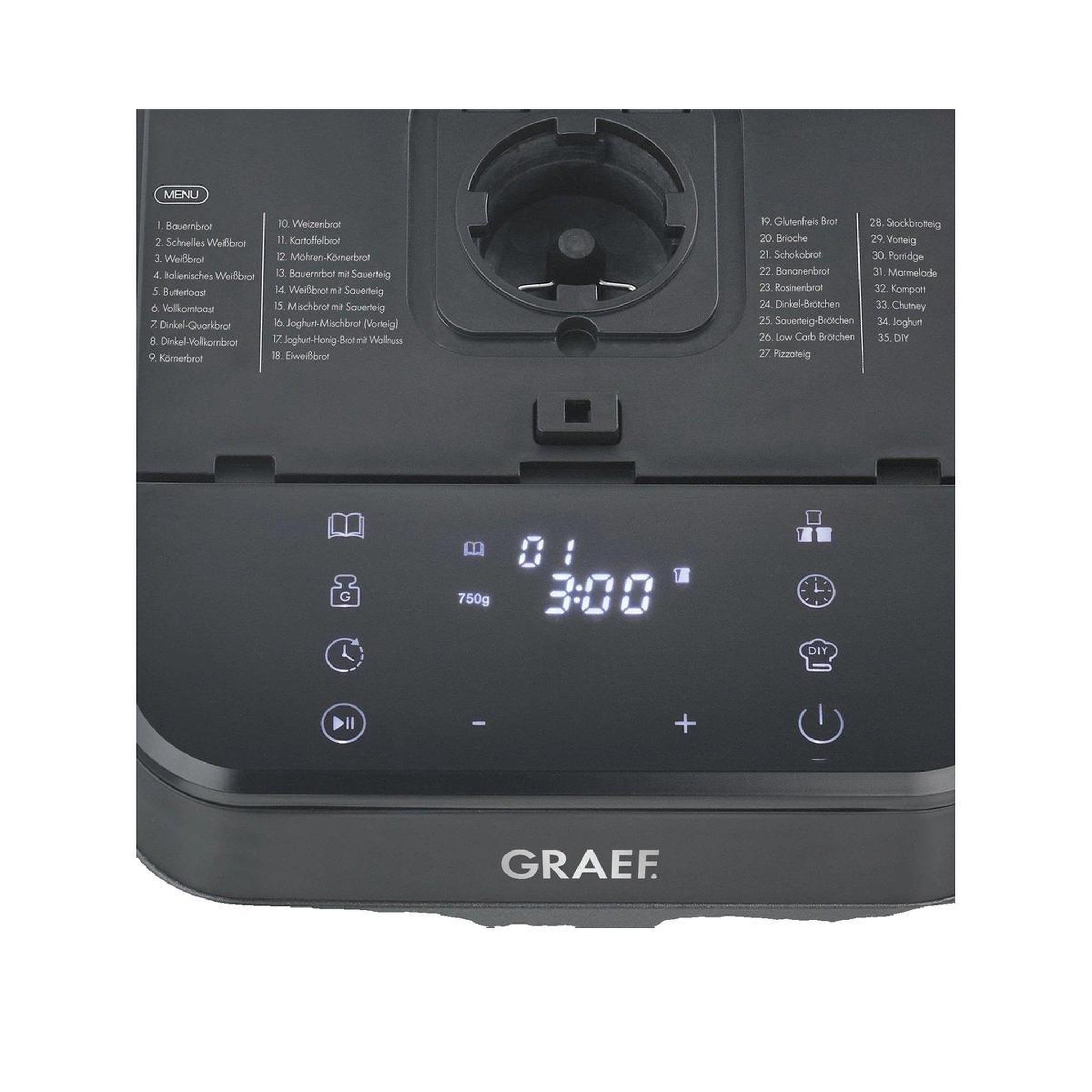 Voir la diapositive 3 : graef Machine à pain Graef BA806 gris anthracite