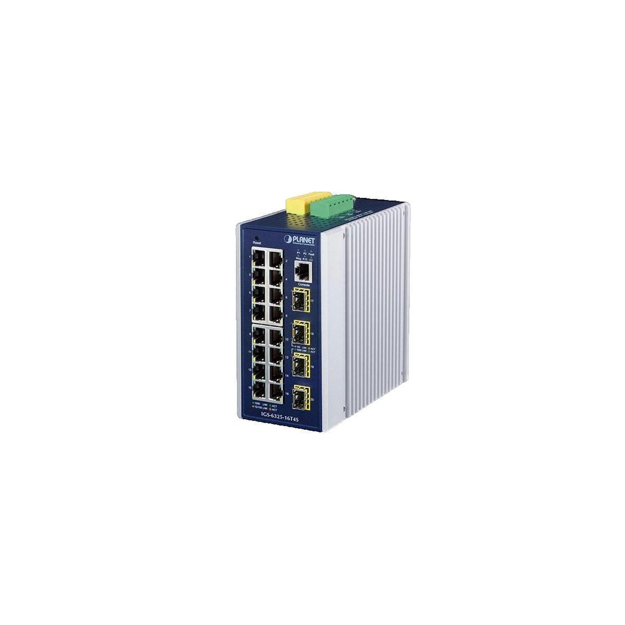 Planet Commutateur réseau géré PLANET IGS-6325-16T4S 16 ports Gigabit Ethernet et 4 ports SFP