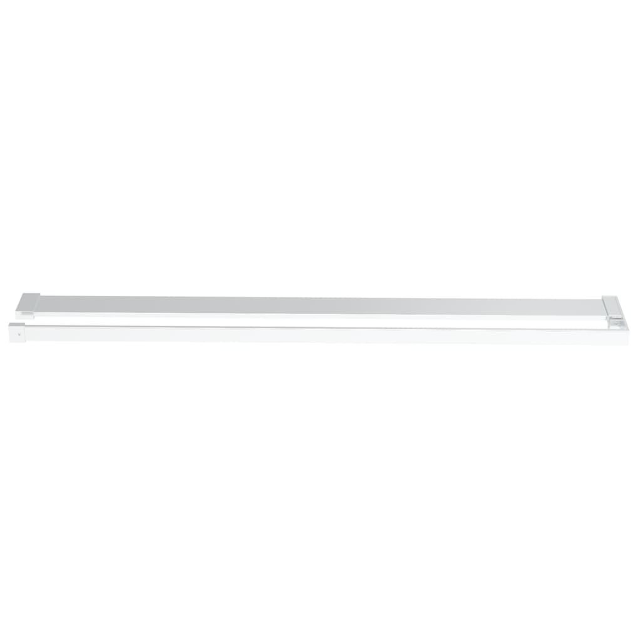 Voir la diapositive 3 : VIDAXL Etagere de douche paroi de douche a l'italienne Chrome 100 cm