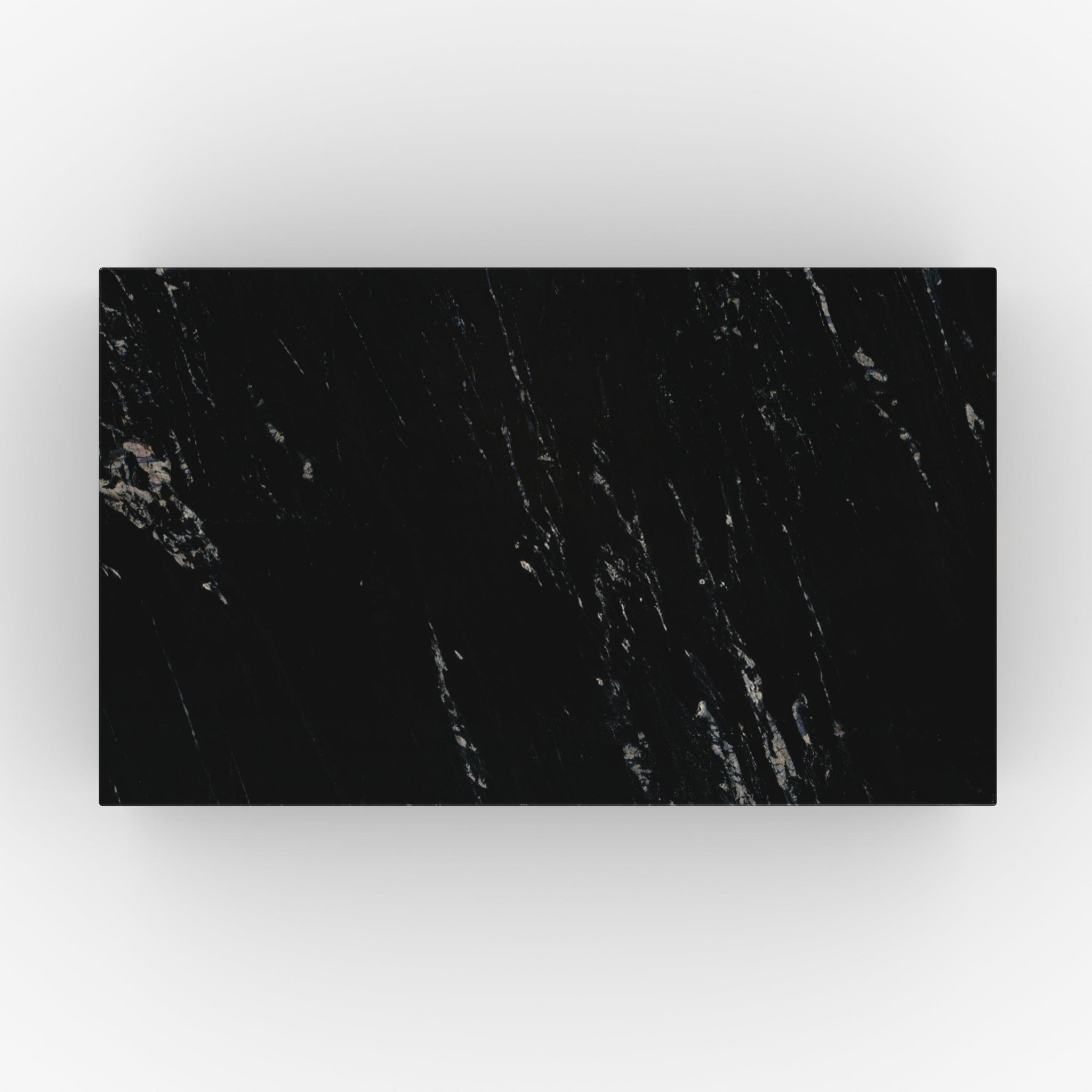 Voir la diapositive 3 : MAISON PAVANE Table basse rectangulaire en marbre noir-izaé